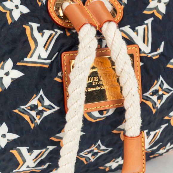 Louis Vuitton Bulles MM Navy Monogram Rope-Tassel Hobo Bag - Picture 9 of 14